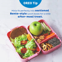 OREO Mini Chocolate Sandwich Cookies Go-Pak, On The Go Snacks, 3.5 oz (Pack of 2)