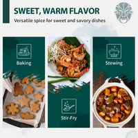 Soeos Organic Cinnamon Sticks, Cinnamon, Ground Cinnamon, Cinnamon Sticks, 100% Raw, Non-GMO, Kosher Certified, Cinnamon Seasoning Spice for Coffee, Baking, Cooking and Beverages 8 oz (226g)