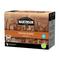 Martinson House Blend, Medium Roast Coffee, Keurig K-Cup Brewer Compatible Pods, 24 Count (Pack of 1)