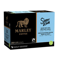 Marley Coffee Simmer Down Decaf, Swiss Water Process, Medium Roast Coffee, Keurig K-Cup Brewer Compatible Pods, 24 Count