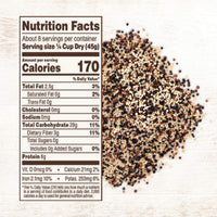 Roland Foods Organic Tri-Color Quinoa, Pre-washed, All Natural, Gluten Free, 12-Ounce