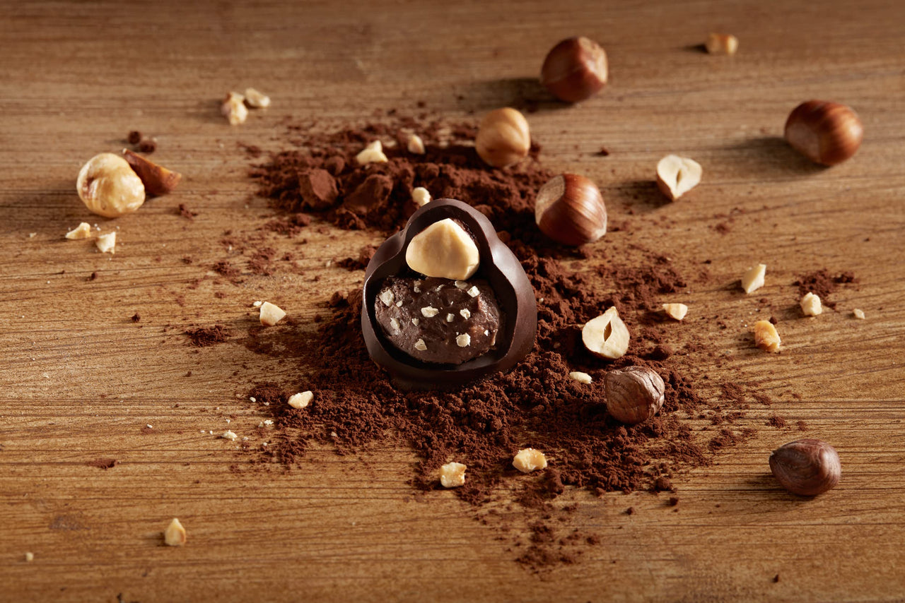 Baci Original Dark | Fine Dark Chocolate Truffle with Hazelnuts | 4.4oz each Bag - Pack of 4