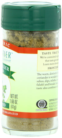 Frontier Natural Products Coriander Seed, Og, Ground, 1.66-Ounce