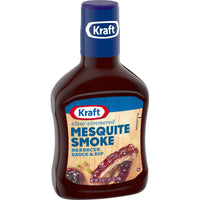 Kraft Mesquite Smoke Slow-Simmered BBQ Barbecue Sauce (18 oz Bottle)