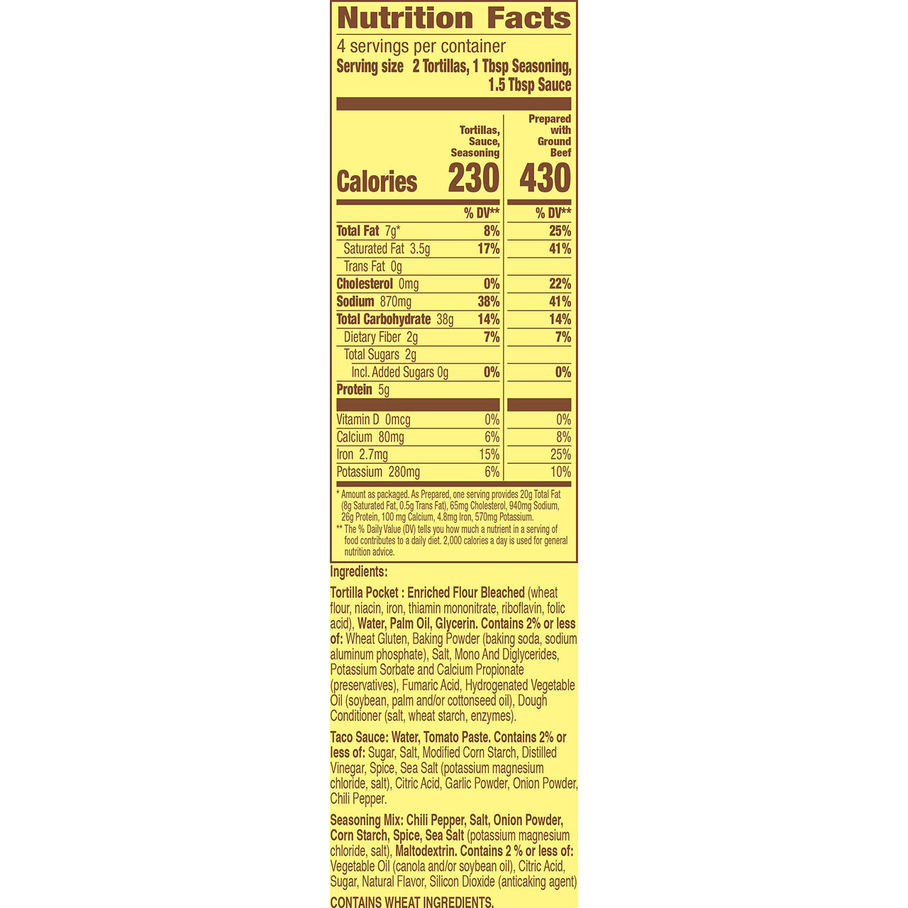Old El Paso Pocket Kit, 12.4 oz