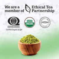Twinings Organic Japanese Matcha, Pure Ground Green Tea Powder Culinary Grade, 3.53 Ounce/100g Bag