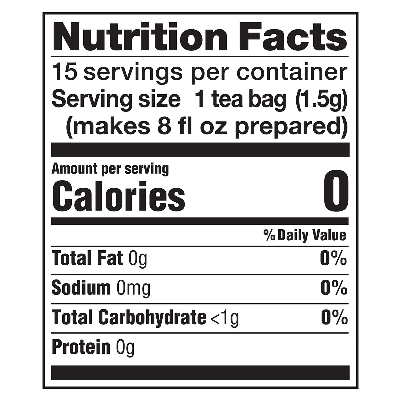 Lipton Herbal Tea Bags, Terrific Turmeric, 15 Count, Pack of 4