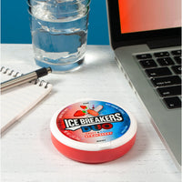 ICE BREAKERS DUO Strawberry Flavored Fruit + Cool, Sugar Free Sugar Free Breath Mints Tins, 1.3 oz (8 Count)