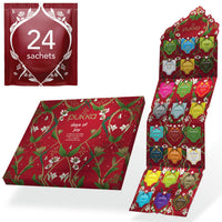 Pukka Tea Advent Calendar, Organic Herbal Tea, Perfect for Gifting, 24 Tea Bags, Red