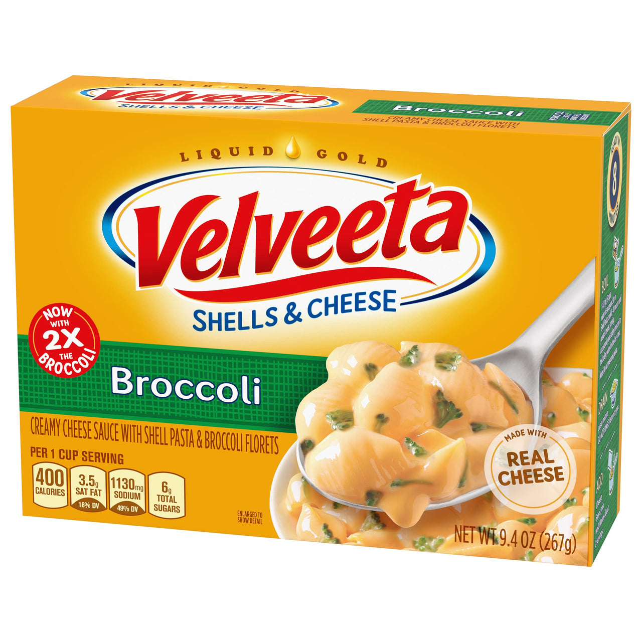 Velveeta Rotini and Cheese with Broccoli Meal (9.4 oz Box)
