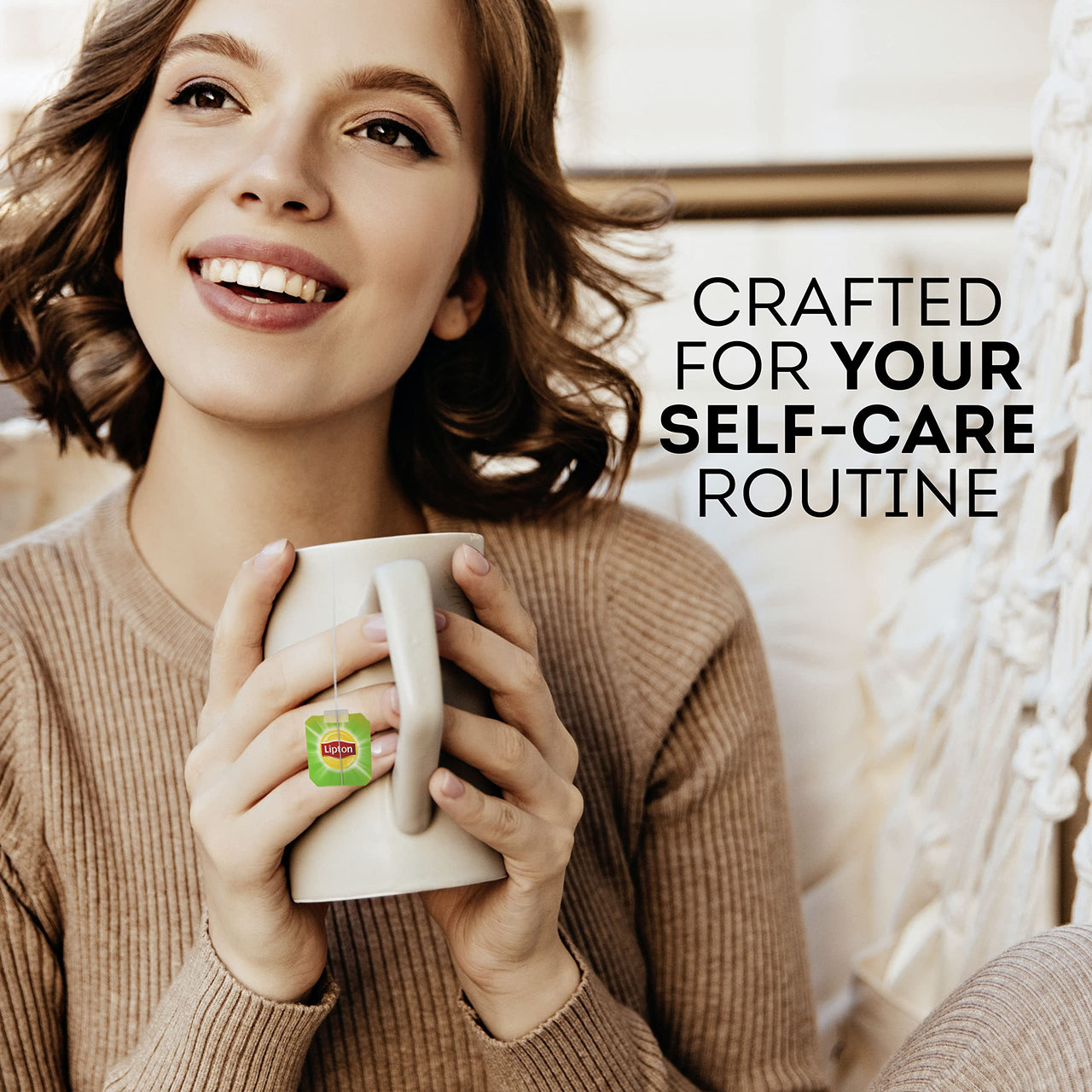 Lipton Head Relief Herbal Tea, Peppermint Lemongrass Passion Flower, Caffeine-Free, Tea Bags 15 Count, 4-box count