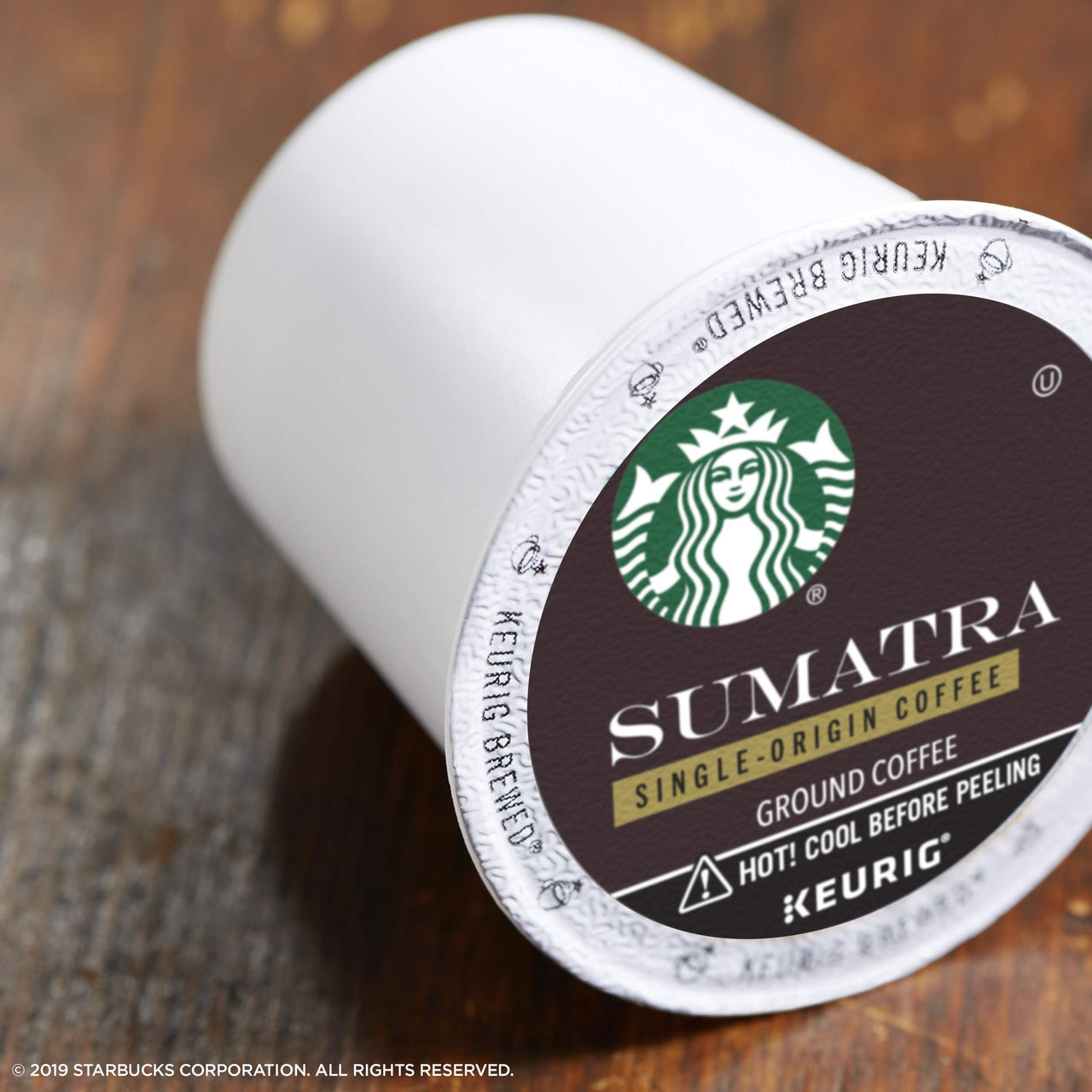Starbucks Dark Roast K-Cup Coffee Pods  Sumatra for Keurig Brewers  1 box (10 pods) (Pack of 2)