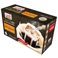 Lee's  Coffee Pourover Fresh Ground Filter Packs, New Orleans Blend , 18 Count -Packaging may vary