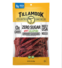Tillamook Country Smoker Keto Friendly Zero Sugar Smoked Sausages, Spicy Jalapeo, 10 Ounce