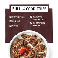 Purely Elizabeth, Chocolate Sea Salt, Ancient Grain Granola with Probiotics, Gluten-Free, Non-GMO (8oz Bag)