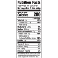 Nature Valley Chewy Protein Bars, Peanut Almond Dark Chocolate, 7.1 oz, 5 Count Box