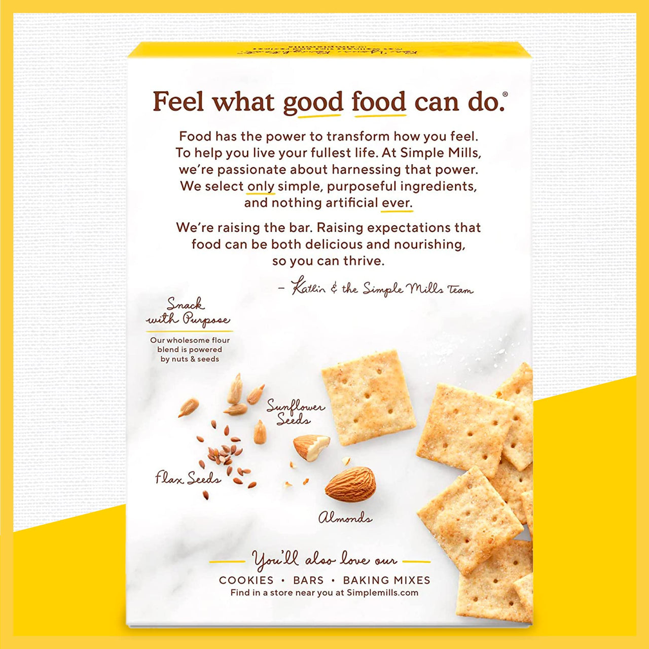 Simple Mills Almond Flour Crackers, Fine Ground Sea Salt Snack Packs - Gluten Free, Vegan, Healthy Snacks, 4.9 Ounce (Pack of 1)