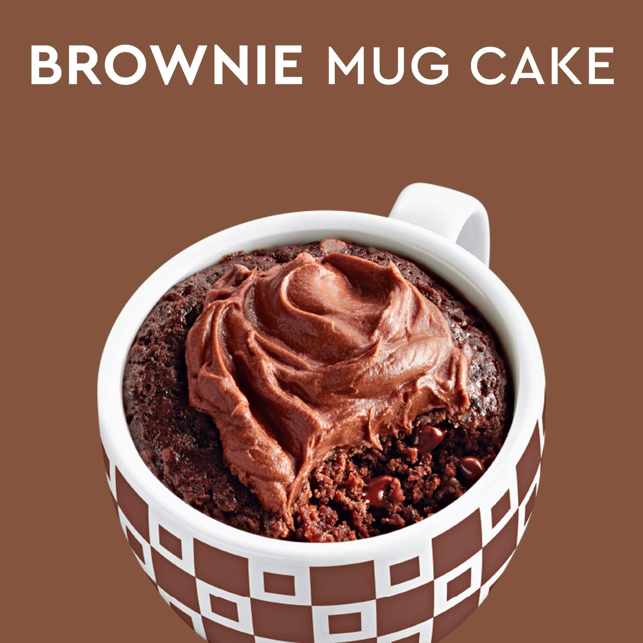 Duncan Hines Mug Cake with Frosting, Brownie, 4 ct