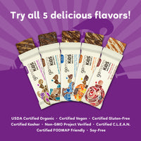GoMacro Kids MacroBar Organic Vegan Snack Bars - Chocolate Chip Cookie Dough (0.90 Ounce Bars, 7 Count)