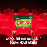 Zambos Plantain Chips Salsa Verde, Crunchy Premium Plantain Chips 5.30 oz (Pack of 1)