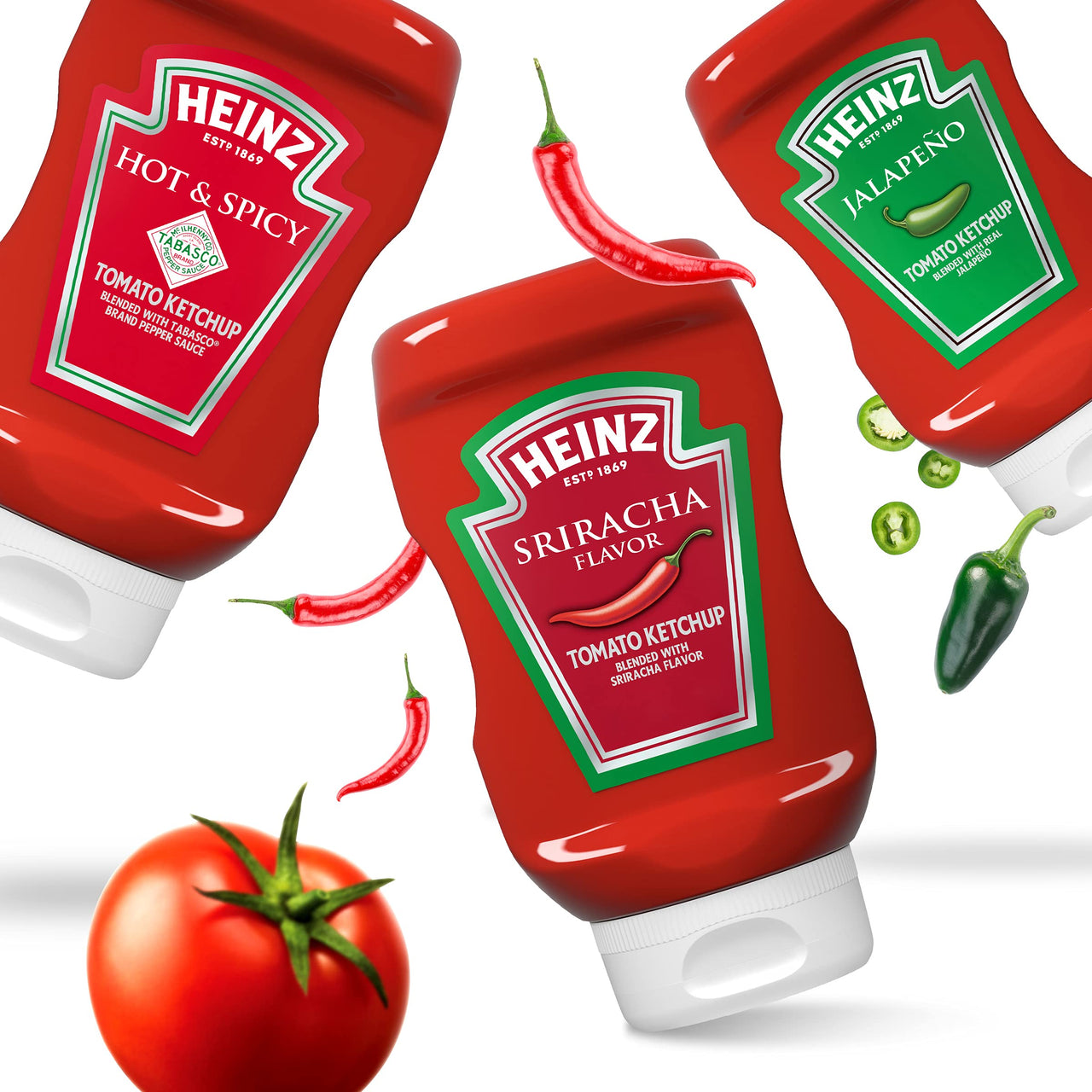 Heinz Sriracha Tomato Ketchup, 14 oz Bottle