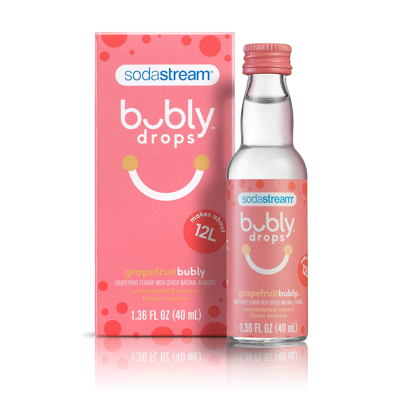SodaStream bubly Drops, Grapefruit , 1.36oz (Pack of 3)