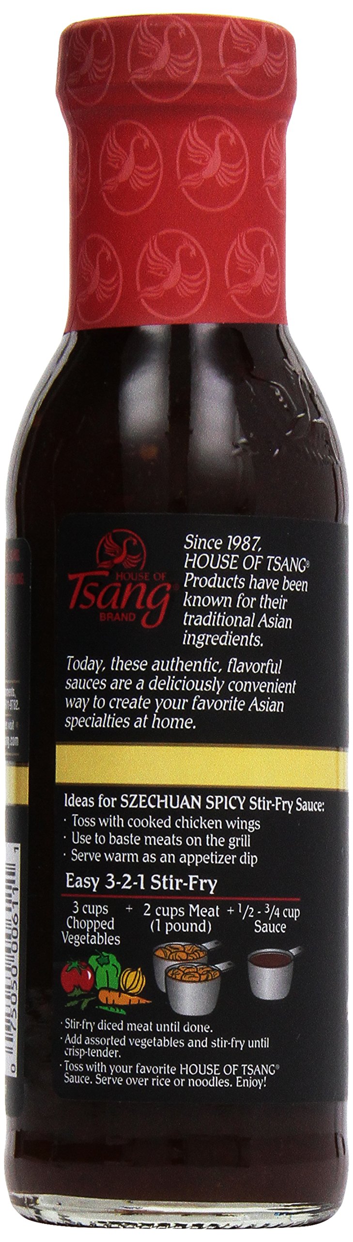 HOUSE OF TSANG Spicy Szechuan Stir-Fry Sauce, 11.5 oz