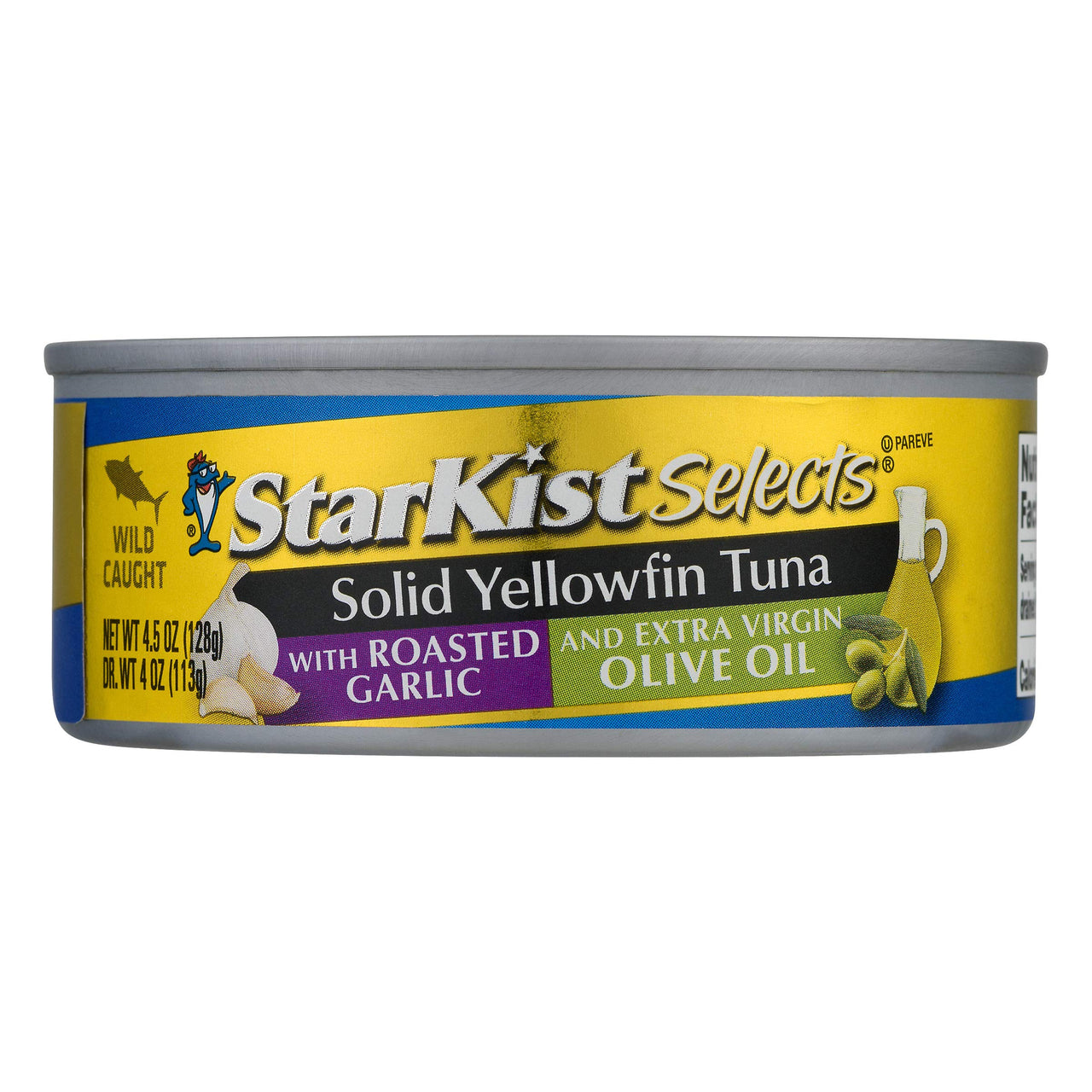 StarKist E.V.O.O. Solid Yellowfin Tuna with Roasted Garlic and Extra Virgin Olive Oil - 4.5 oz Can