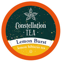 Constellation Tea Lemon Hibiscus Tea Pods Compatible with K Cup Brewers Including 2.0, (Lemon Burst) 40 Count