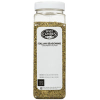 Spice Classics Italian Seasoning, 6 oz - One 6 Ounce Container of Italian Seasoning Spice for Authentic Italian Cooking, Perfect in Sauces, Vegetables, Pasta Dishes, Pizza and More