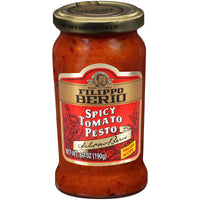 Filippo Berio Pesto, Spicy Tomato, 6.7 Ounce Glass Jar