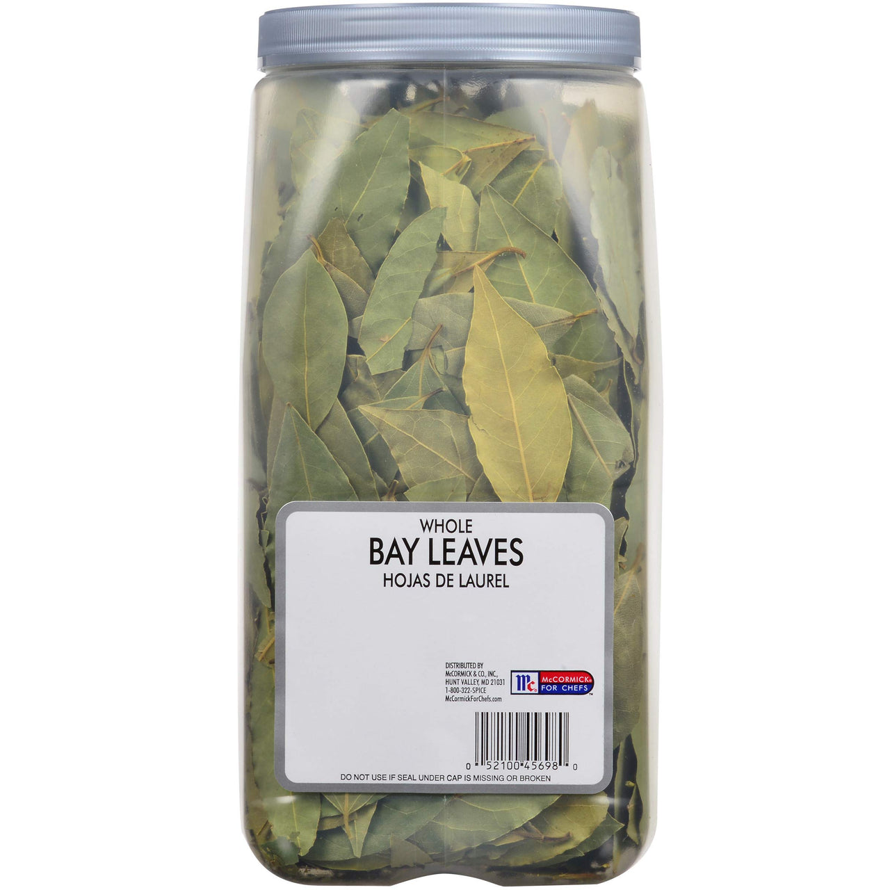 McCormick Culinary Whole Bay Leaves, 8 oz - One 8 Ounce Container of Bulk Whole Bay Leaves for a Savory Floral Flavor, Perfect in Stews and Marinades