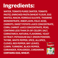 Campbell's  Condensed Shaped Pasta and Vegetable Soup, Veggie Safari, 10.5 Oz can