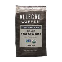 Allegro Coffee Organic  Blend Ground Coffee, 12 oz