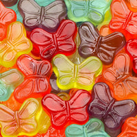 Albanese World's  Best Mini Gummi Butterflies, 7.5oz Bag of Candy (Pack of 12), Great Easter Basket Stuffers