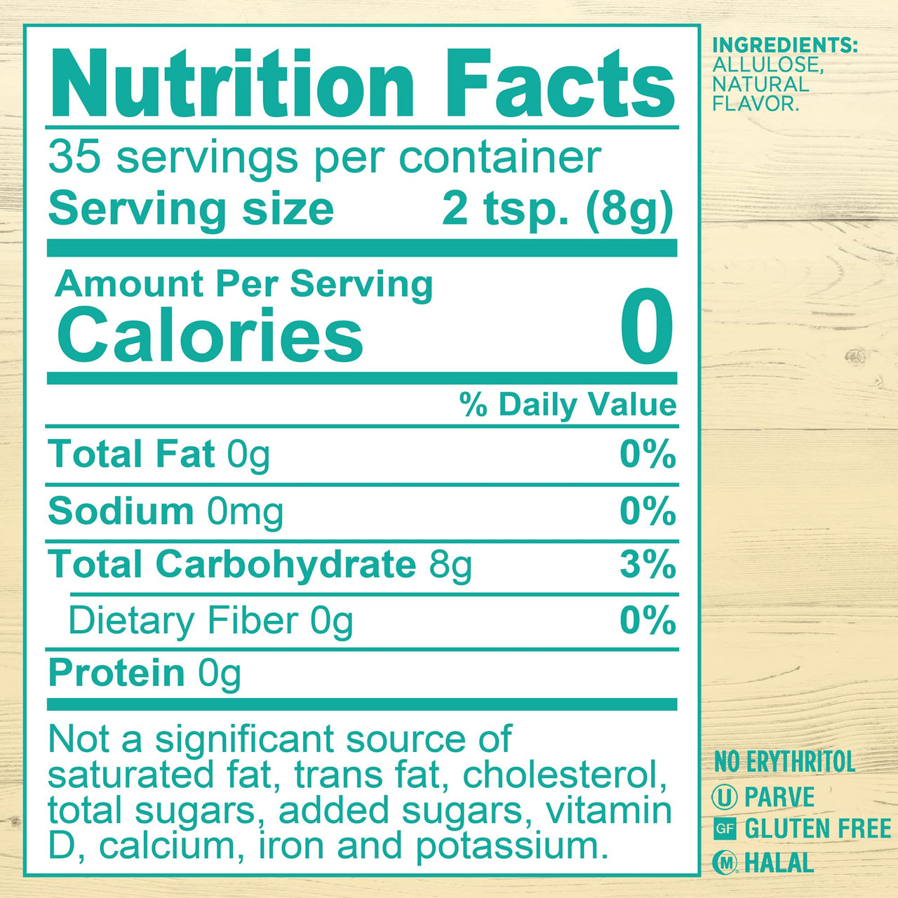 SPLENDA ALLULOSE Plant-Based Zero Calorie Sweetener Jar for Baking & Beverages (9.8 Ounce (Pack of 1))