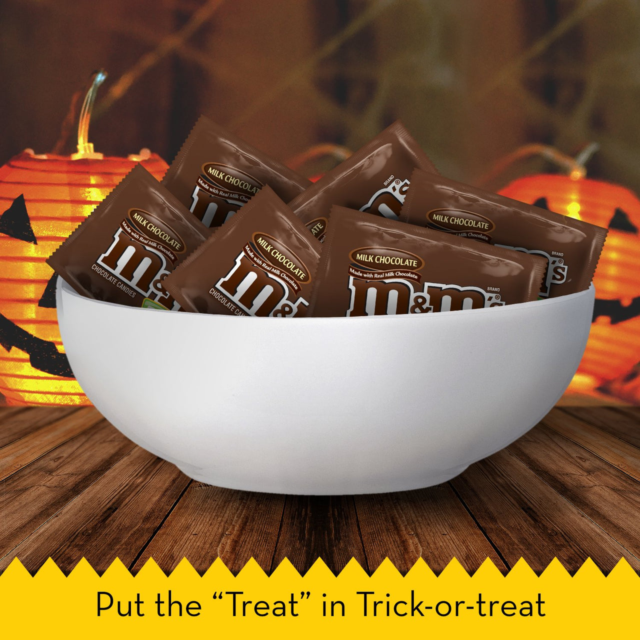 M&M's Milk Chocolate Candy Fun Size 10.53-Ounce Bag