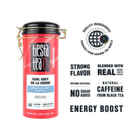 Tiesta Tea - Earl Grey de la Crme, Loose Leaf Creamy Earl Grey Black Tea, High Caffeine, Hot & Iced Tea, 4 oz Tin - 50 Cups, Natural Flavored, Unsweetened, Black Tea Loose Leaf