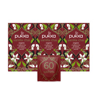 Pukka Organic Tea Bags, Vanilla Chai Herbal Tea with Cinnamon & Cardamom, Perfect Caffeine-free Pick-me Up, 20 Count (Pack of 3) 60 Tea Bags