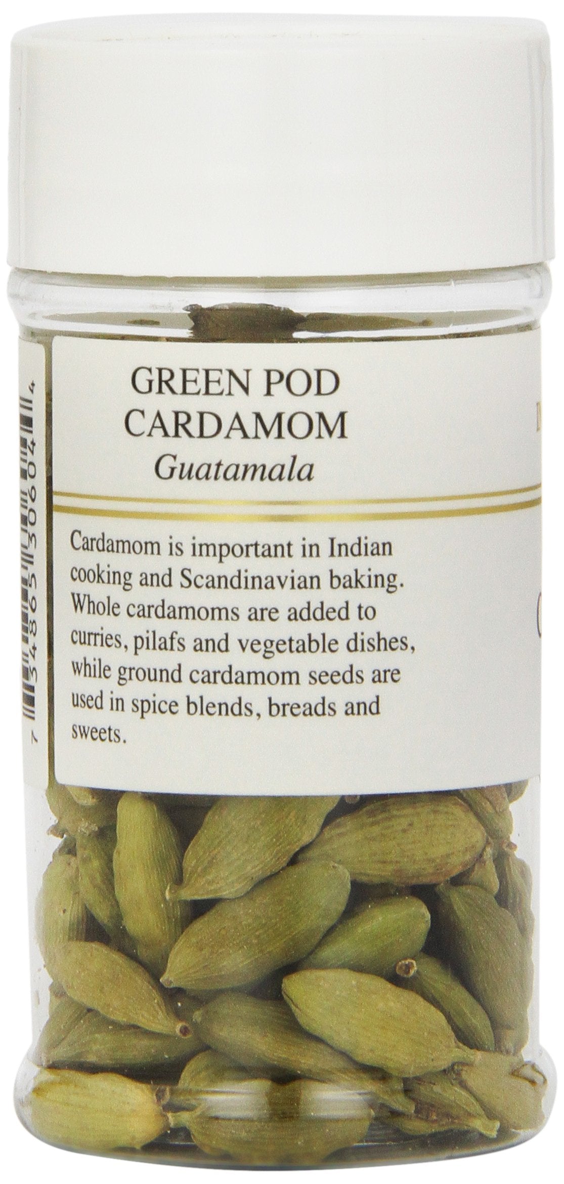 India Tree Cardamom, Green Pod, 1.2 Ounce