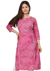 rytras Women's  Cotton Printed Straight Kurti