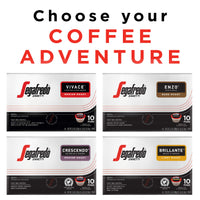 Segafredo Zanetti Single Serve Coffee Pods, Easy to Brew, Arabica Coffee, Works with All K-Cup Brewers, Variety Pack, 40 Count