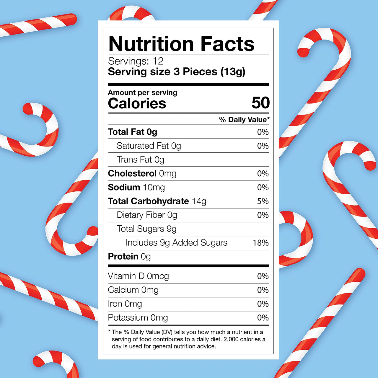 Brach's  Bob's  Mini Pepper Candy Canes , Mint, 35 Count (Pack of 1)