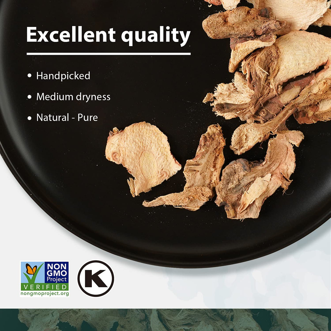 Soeos Galangal Slices 6 Ounces, Non-GMO Verified, Kosher, Great Galangal - Alpinia Galanga, Perfect for Tom Yum and Tom Kha Soups, Authentic Product of Vietnam, Sliced Dried Galangal Root, 6oz.