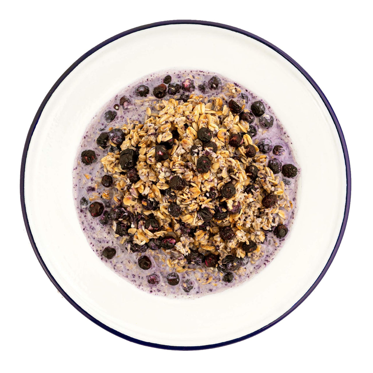 Mountain House Granola with Milk & Blueberries | Freeze Dried Backpacking & Camping Food | 2 Servings