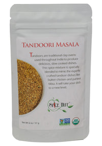 The Spice Hut Organic Tandoori Masala Seasoning, Quick & Easy Spice Blend for Indian Cooking, 2 oz