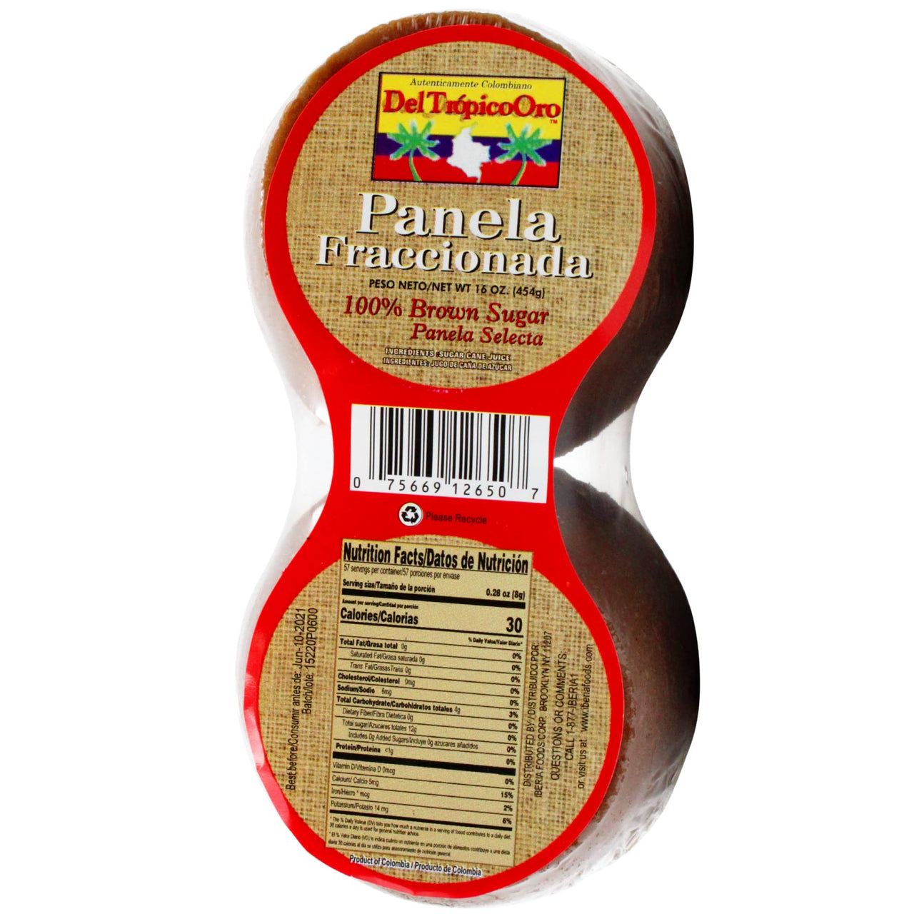 Iberia Panela Fraccionada, 16 oz