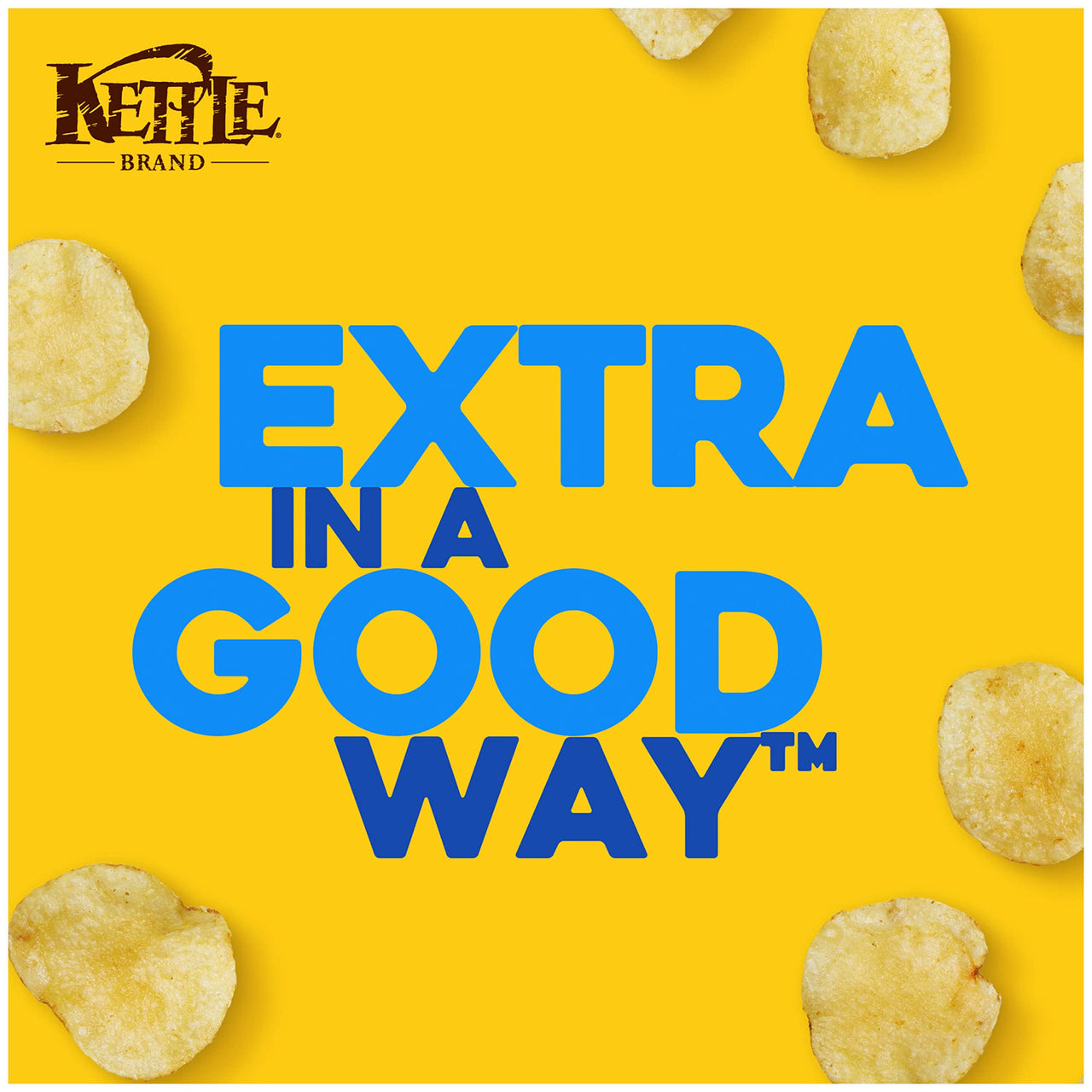Kettle Brand Backyard Barbeque Kettle Potato Chips, Gluten-Free, Non-GMO, 7.5 oz Bag