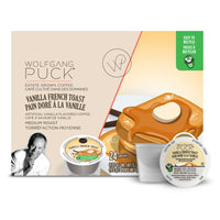 Wolfgang Puck Coffee Single Serve Capsules, Medium Roast, Compatible with Keurig K-Cup Brewers, Vanilla French Toast 24 Count