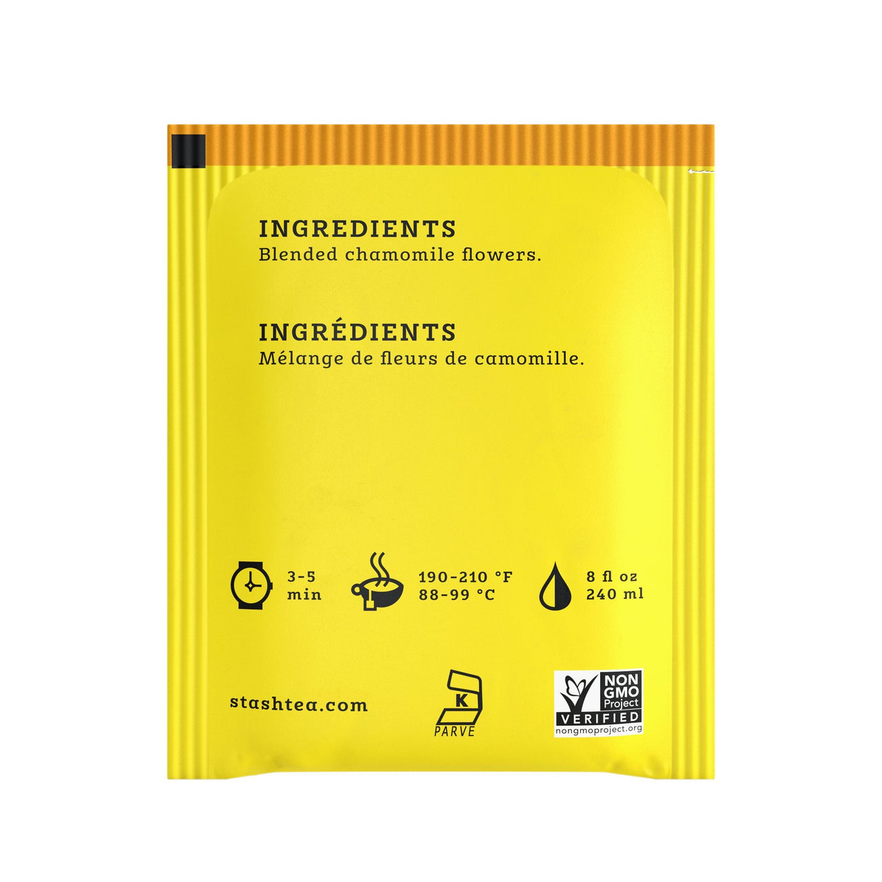 Stash Tea Chamomile Herbal Tea, Box of 100 Tea Bags